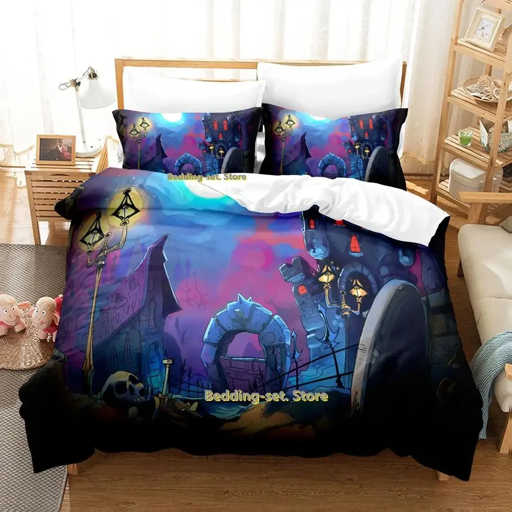 New Kingdom Rush Bedding Set Single Twin Full Queen King Size Bed Set Adult Kid Bedroom Duvetcover Sets Anime parure de lit Bed