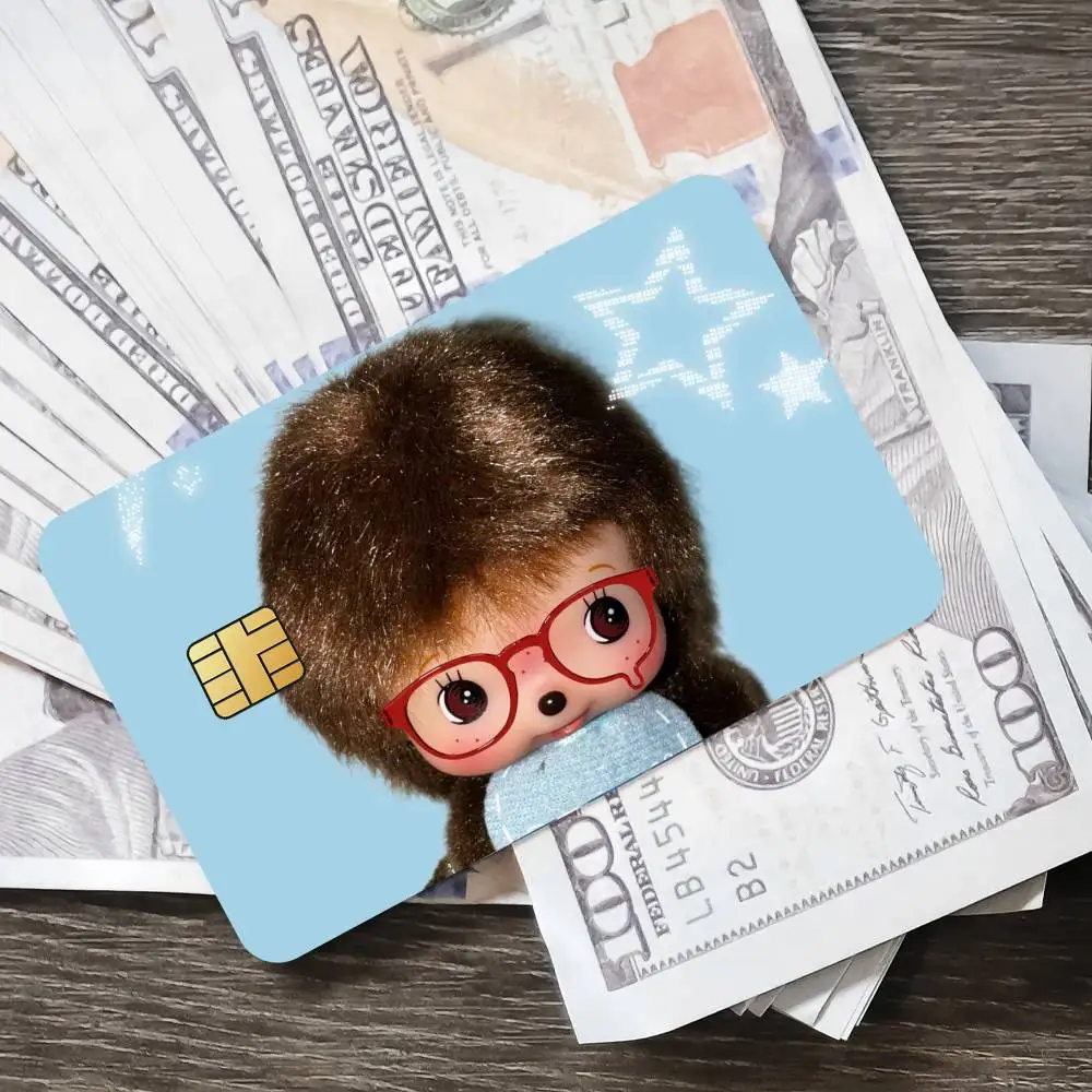 Kawaii M-MonchHichi-I Ins-Style Kartensticker für Bankkarten Schützende Wasserdichte Folienabdeckung Aufkleber Überraschungsgeschenk – Detail 2