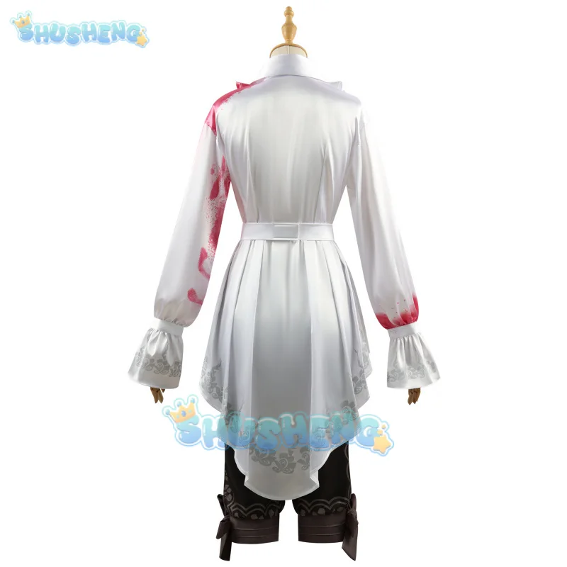 Joseph Desaulniers Cosplay Costume pour homme, uniforme de prolifération, collier, perruque, accessoire, jeu d'anime, tenue de fête, pli, V