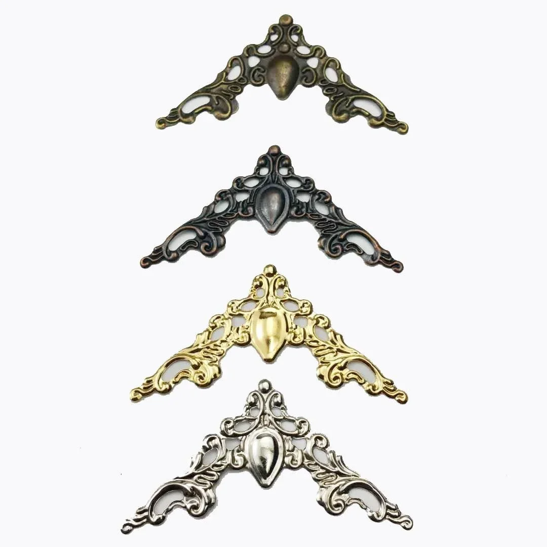 Metal Angle Corner Brackets 40Pcs For Notebook Cover Menus Photo Frame Furniture Decorative Protector High Quality And Versatile