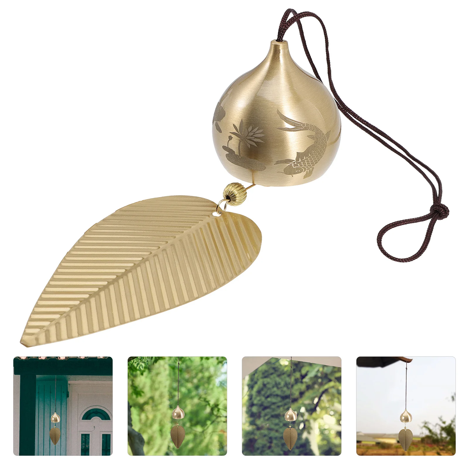 

Hanging Wind Chime for Window Garden Door Bedroom Balcony Decor Metal Wind Bell with Lanyard Easy to Install Crisp Sound Premium