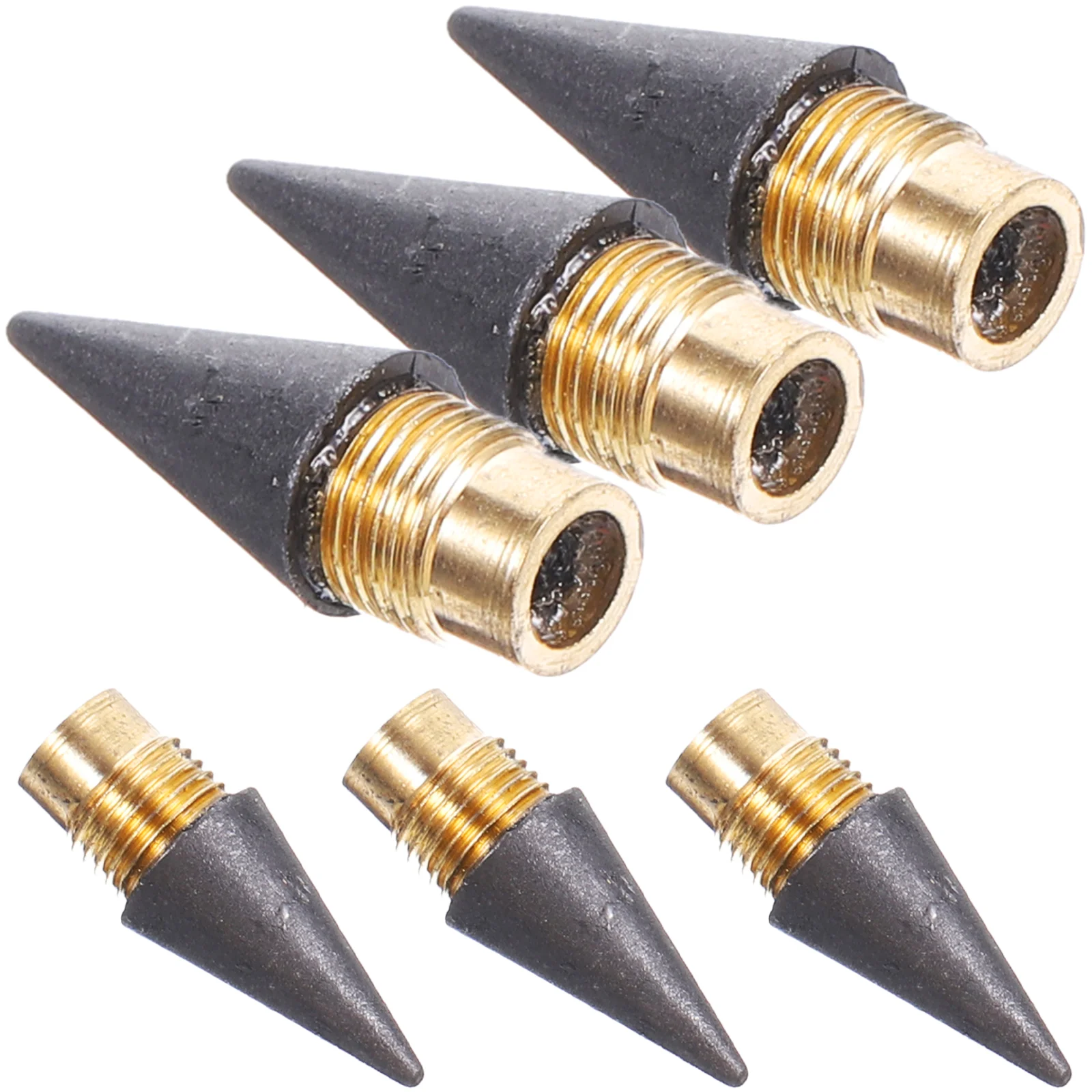 

6 Pcs Pencil Replacement Nibs Writing Pencils Inkless Refills Eternal Everlasting Tip Forever Graphite Student Head