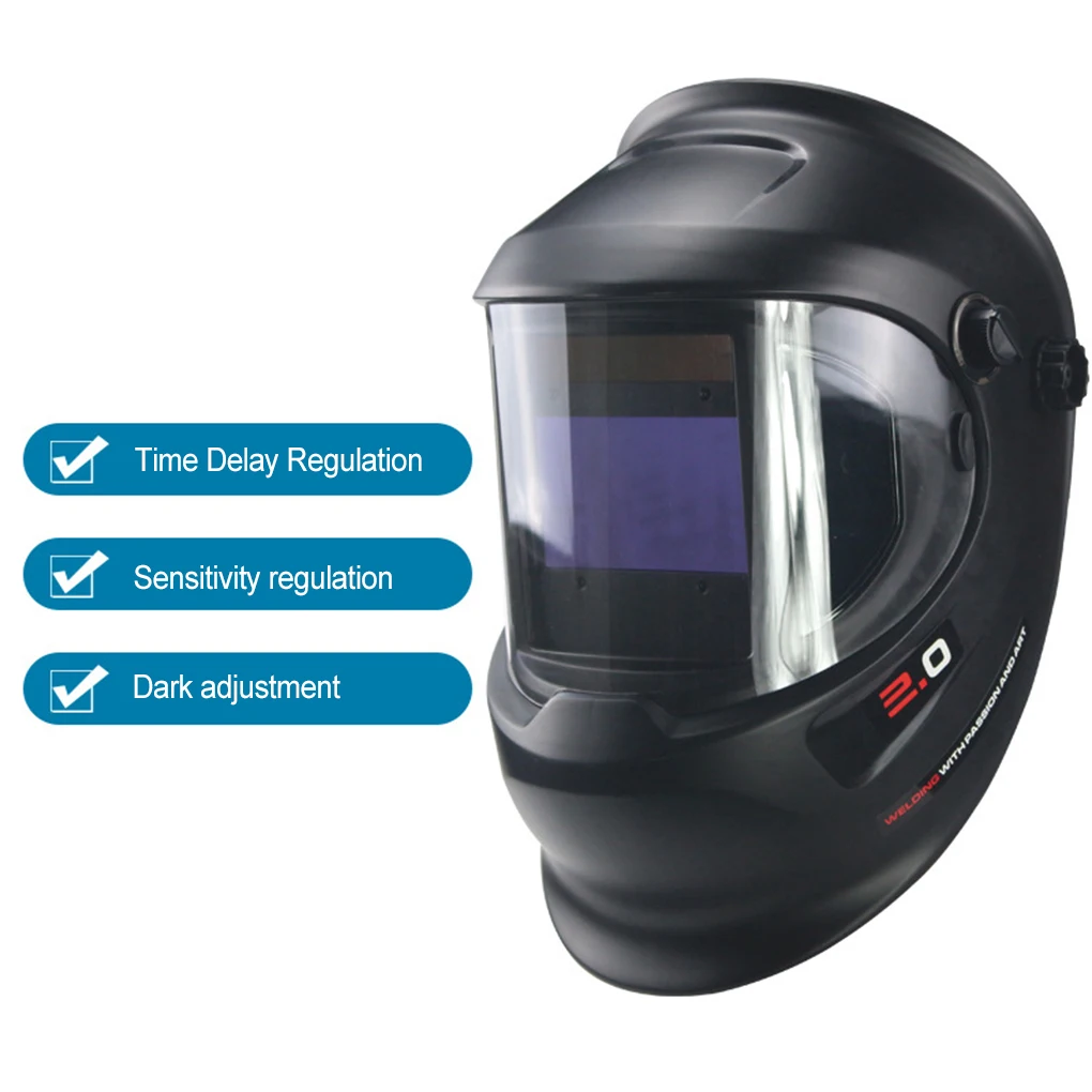 Welding Helmets Head-Mounted 2 Arch Sensor Welder Hood for Grinding