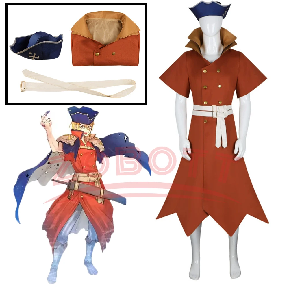 

Anime Dr Nanami Ryusui Stone Cosplay Costume Hat Uniform For Men Anime Clothing Robes And Hats Halloween Roleplay Suit