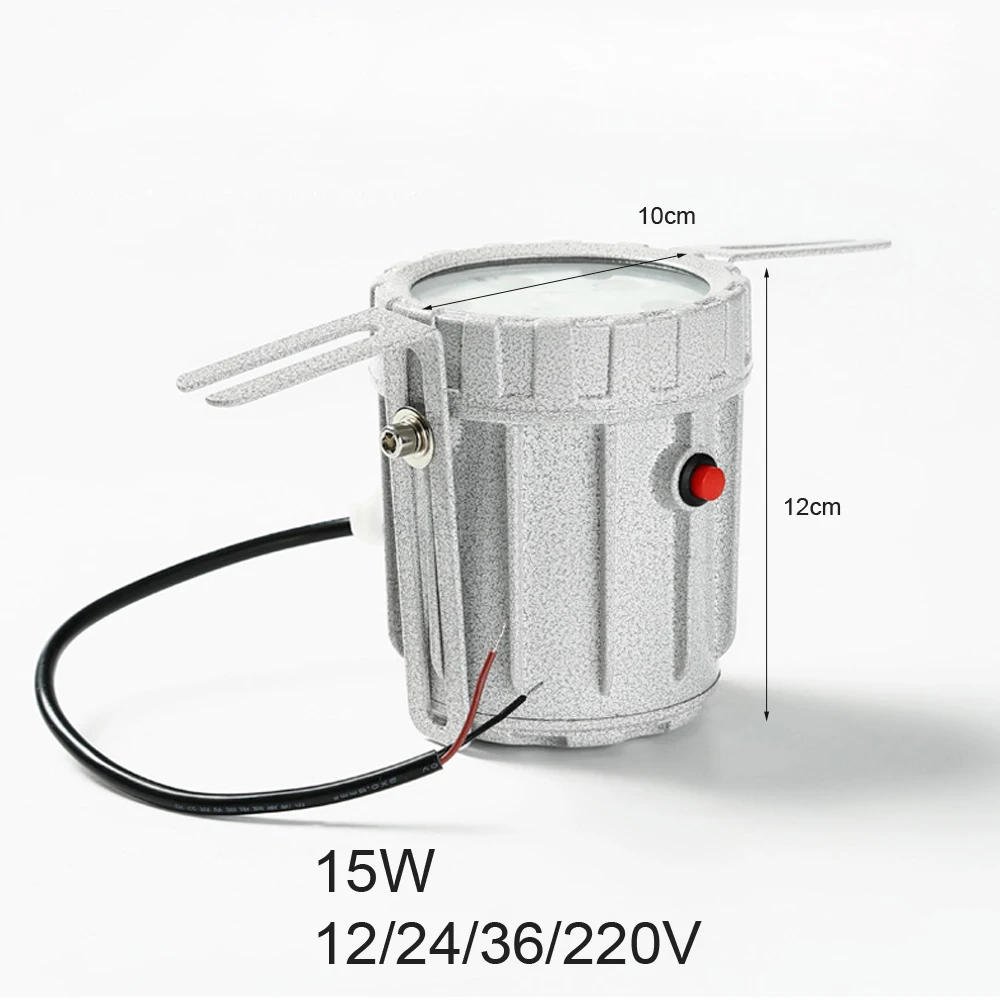 1Pcs Explosion Proof LED Hole Light 5/10/15/20/30/40W Projection Lamp Waterproof Reaction Kettle Mirror Light For Factory