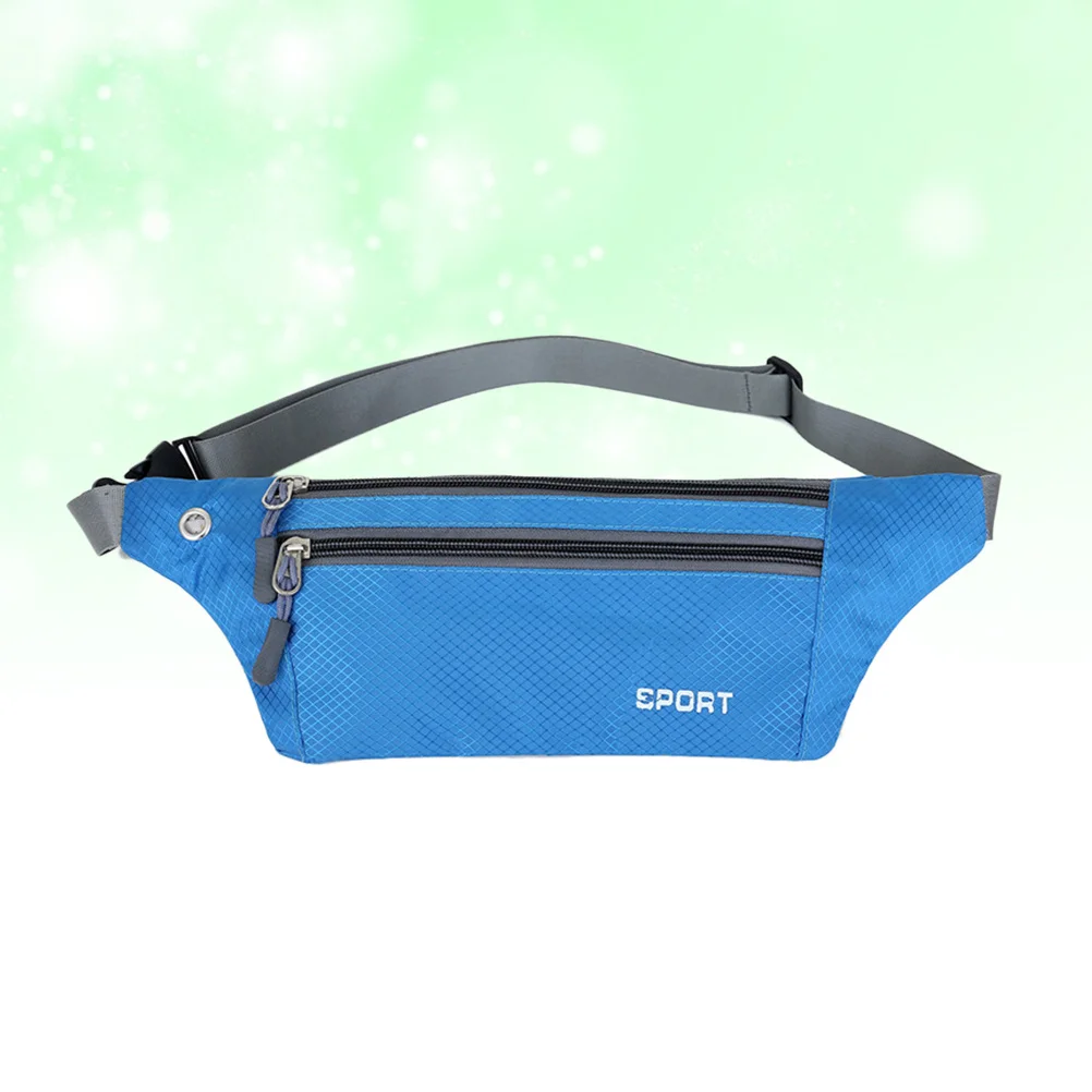 

Outdoor Sports Waist Bag Sky-Blue Lightweight Large Capacity for Running Hiking Climbing Dog Walking Outdoor Fanny Pack