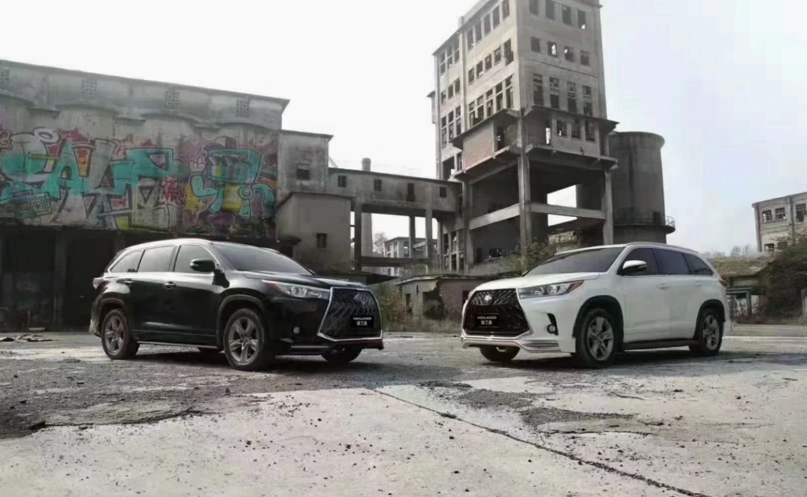 

Factory Hot Selling FRONT BUMPER Body Kit Fit for highlander 2009 2010 2011 for Auto Parts