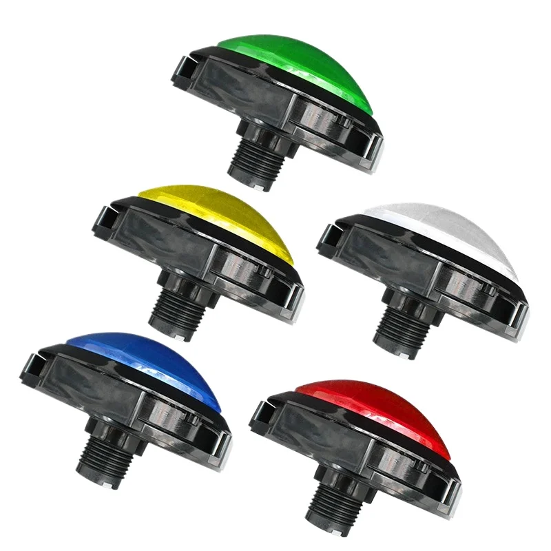 100mm Convex Bagua Frame Button 100 Type Arcade Game Coin Operated Light Up Button for Whack a Mole Fishing Machine