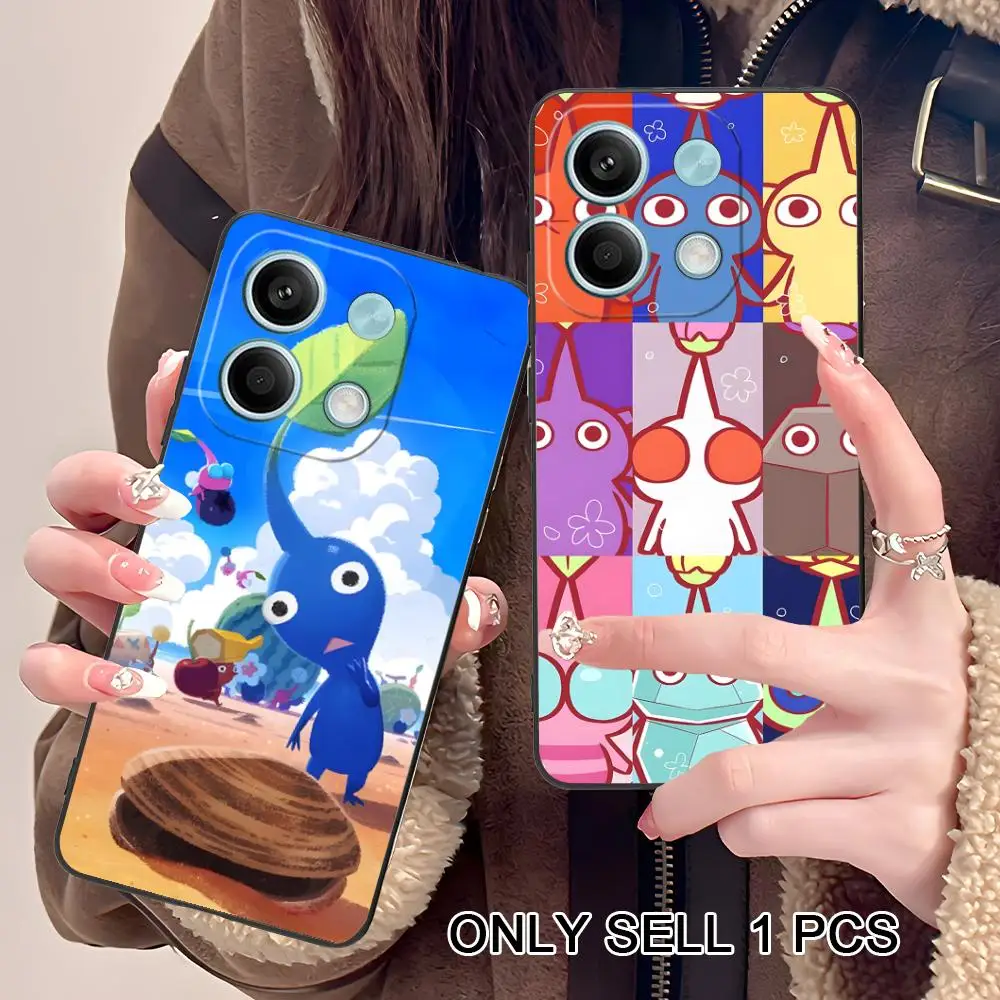 Game Pikmin Bloom Phone Case for POCO M7 M6 M5 M4 M3 X8 X7 X6 X5 X4 X3 Pro GT 5G Soft TPU Shockproof Cover view 2