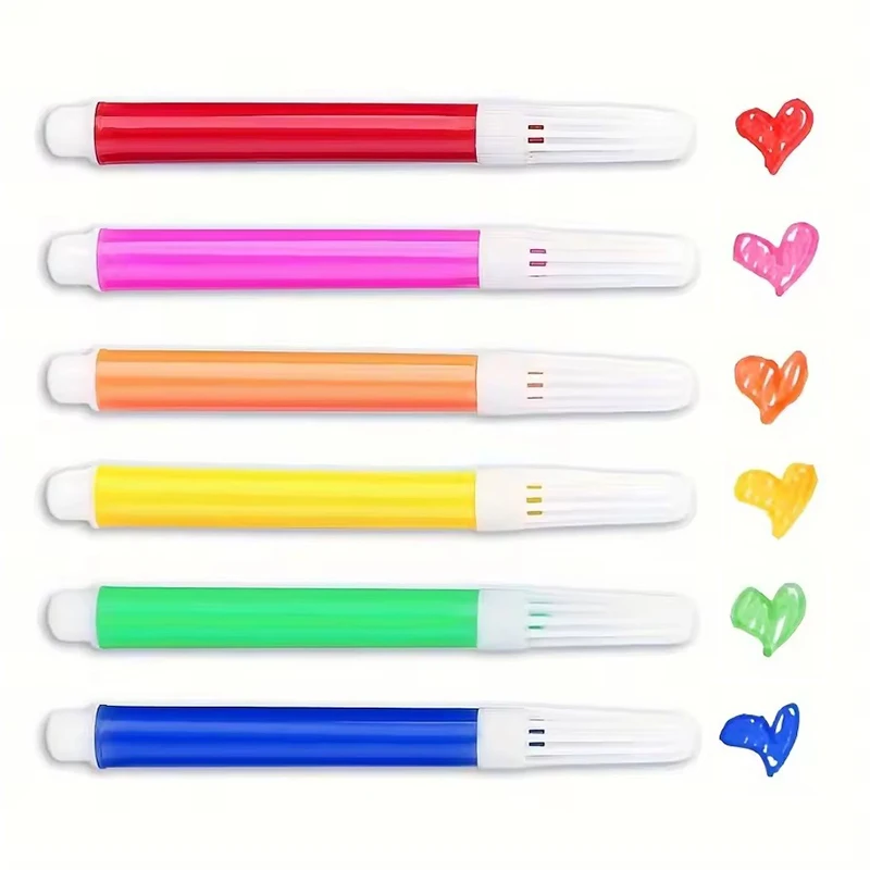 1/3/5/10/15Packs Colorful Graffiti Pen 6pcs/pack Drawing Painting Props DIY Art Coloring Marker School Artclass Rewards Gift ZYF image 3