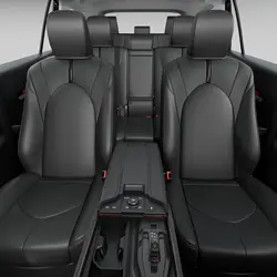 Car Special Seat Covers 8 seats For Toyota Highlander 2020-2024 8 Seats 3 Row (Fit 2020-2024 W/Second Row 40/60 Split) Cushion
