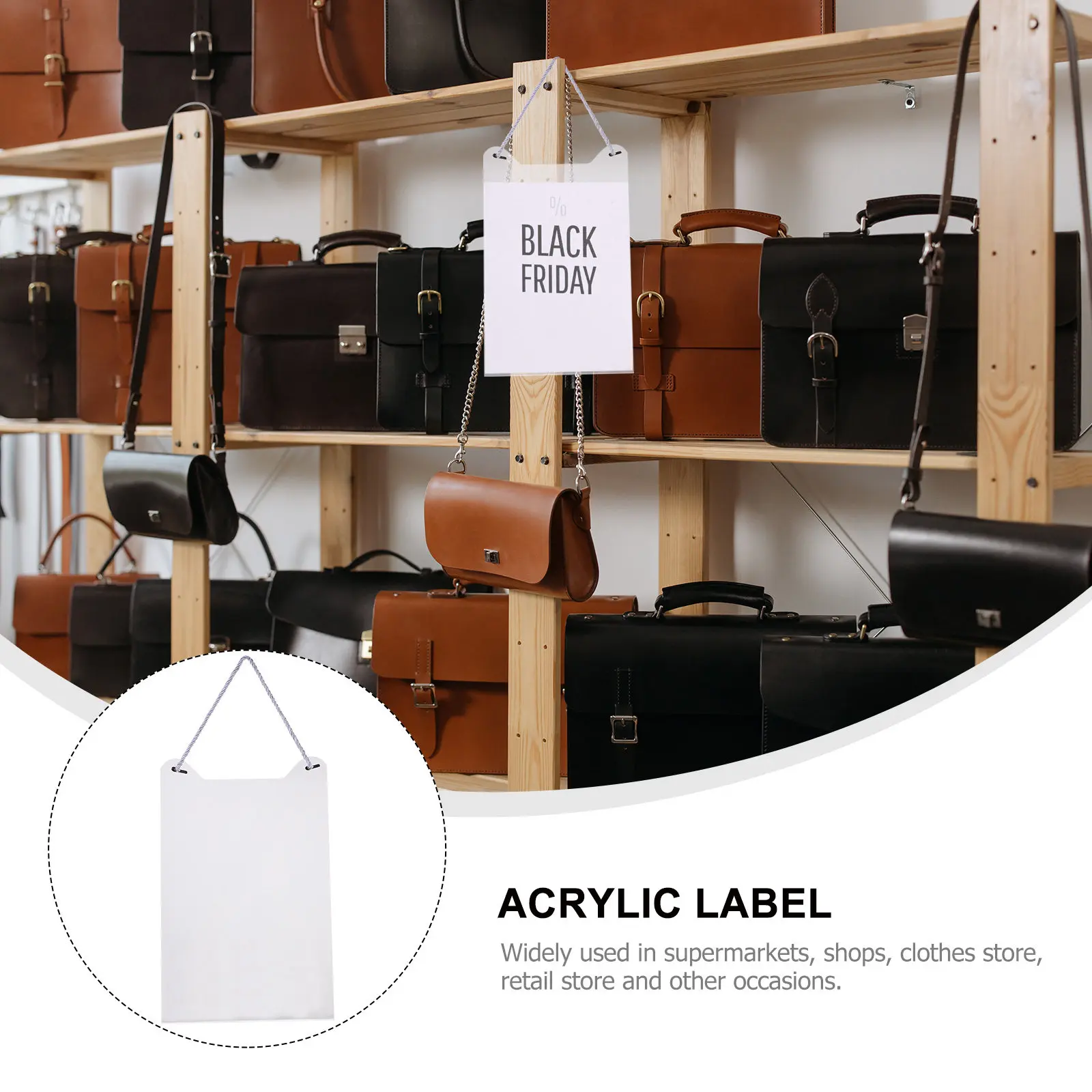 

Прозрачный акриловый держатель для этикеток, подвесной, для ценников, вывесок, плакатов, меню, рекламы в супермаркетах, розничных магазинах, торговых точках. Решения для демонстрации товаров.