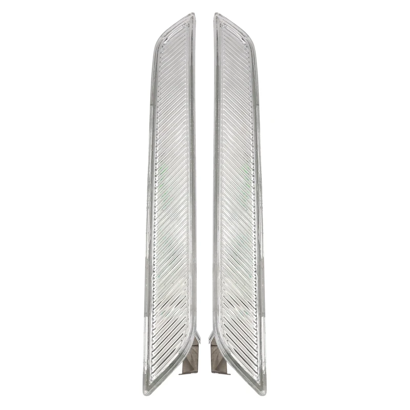 2Pcs Euro Clear Lens Front Bumper Side Marker Reflector Lamps for BMW E71 X6 E70 X5M 2008-2014 Replace Sidemarker Lamps