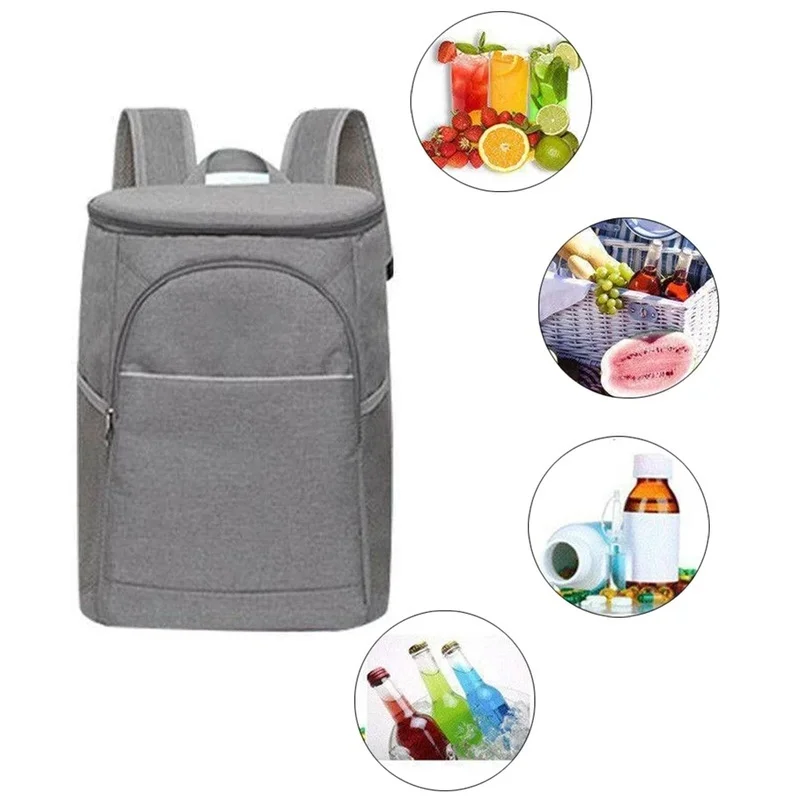 25L Suitable Picnic Cooler Backpack Thicken Waterproof Large Thermo Bag Refrigerator Fresh Keeping Thermal Insulated Bag