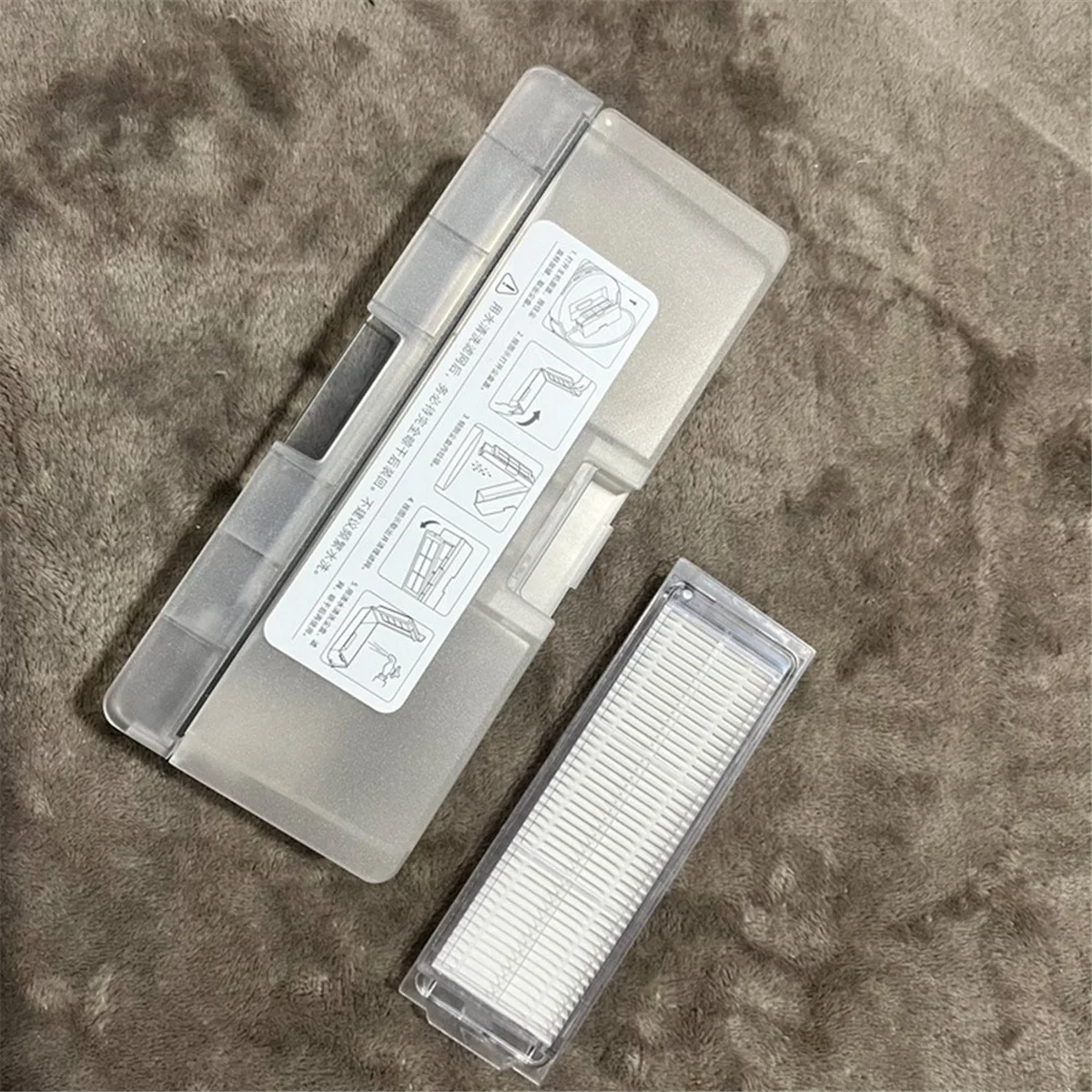 أجزاء المكنسة الكهربائية صندوق الغبار لروبوت التنظيف الذاتي 2 C101 جهاز آلي لتنظيف الأتربة صندوق الغبار استبدال الملحقات