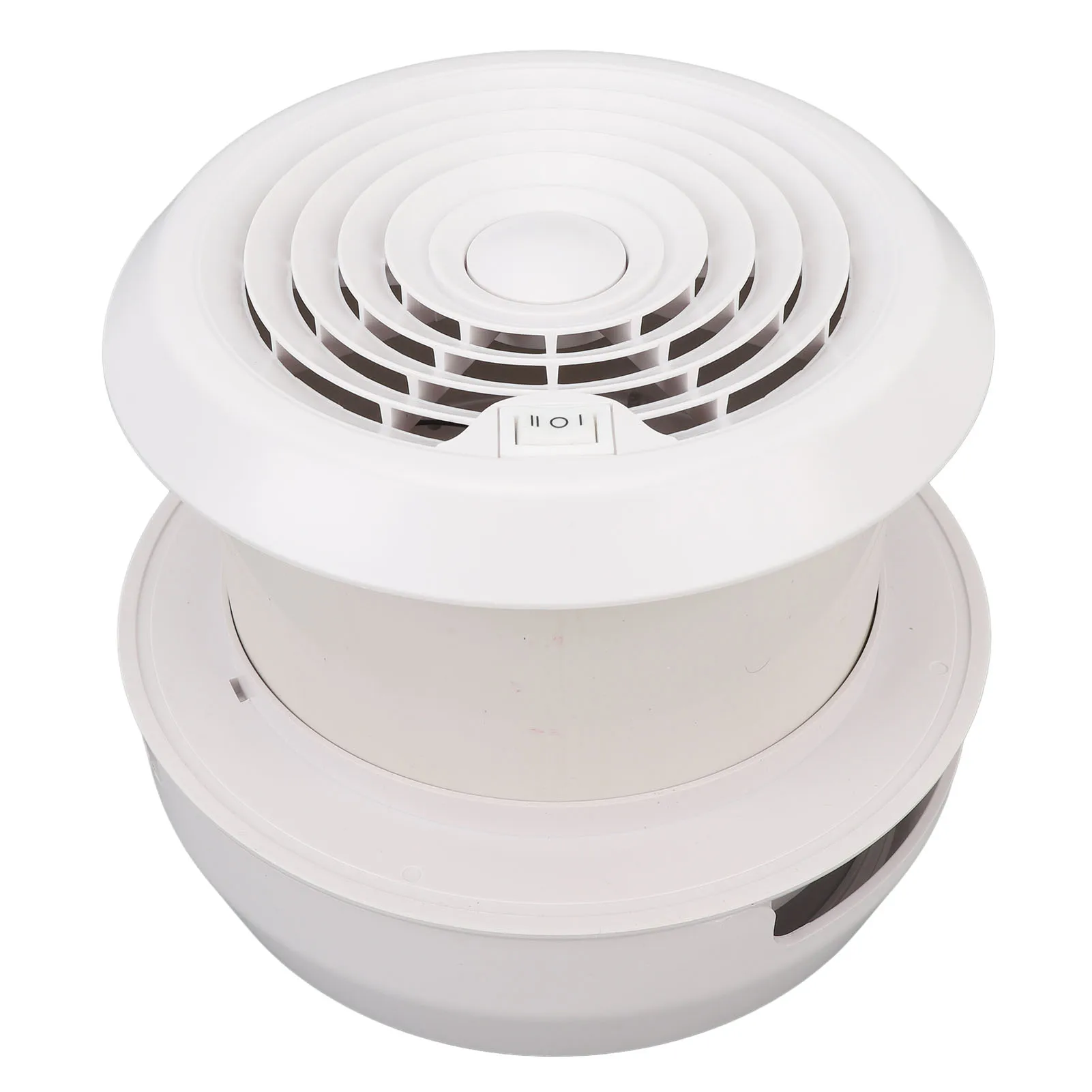 12 فولت RV سقف مروحة العادم 5000 دورة في الدقيقة مروحة تهوية مستديرة السقف تنفيس مع شاشة ل مقطورة تخييم متنقل يخت