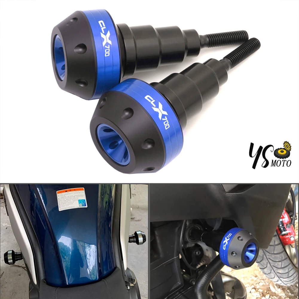 

Для CFMOTO CLX700 CLX 700 CL-X700 2021-2022 ползунки на раму мотоцикла, защита от столкновений, защитная накладка от падения с логотипом CLX700