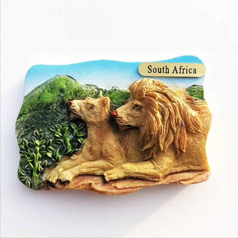 South Africa Tourist Souvenir Magnetic Sticker Fridge Magnetic Refrigerator Decoration Articles Handicraft Gifts