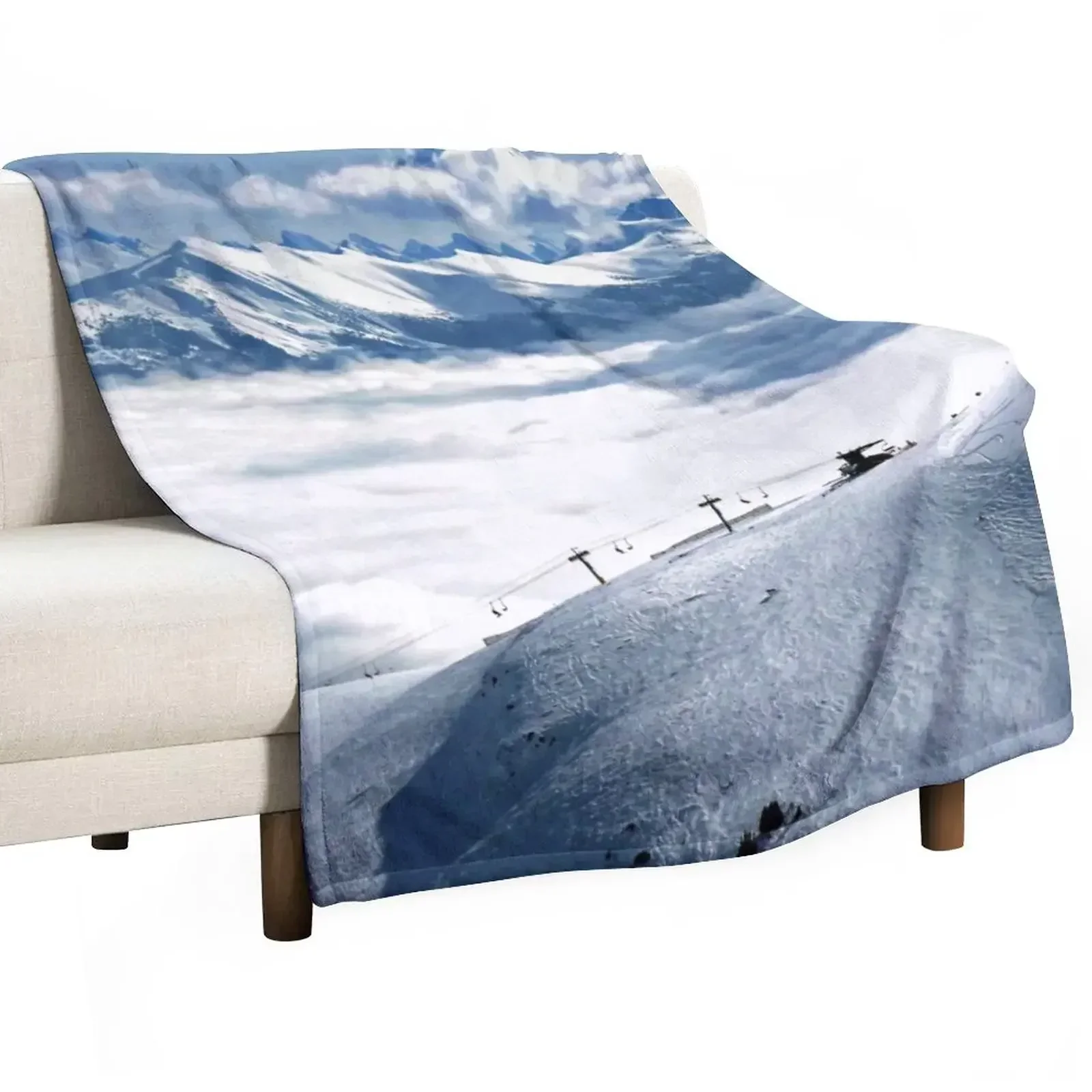 Jasper Canadian Rockies Alberta Canada Throw Blanket Single Sleeping Bag Furry for sofa Picnic blankets and throws Blankets