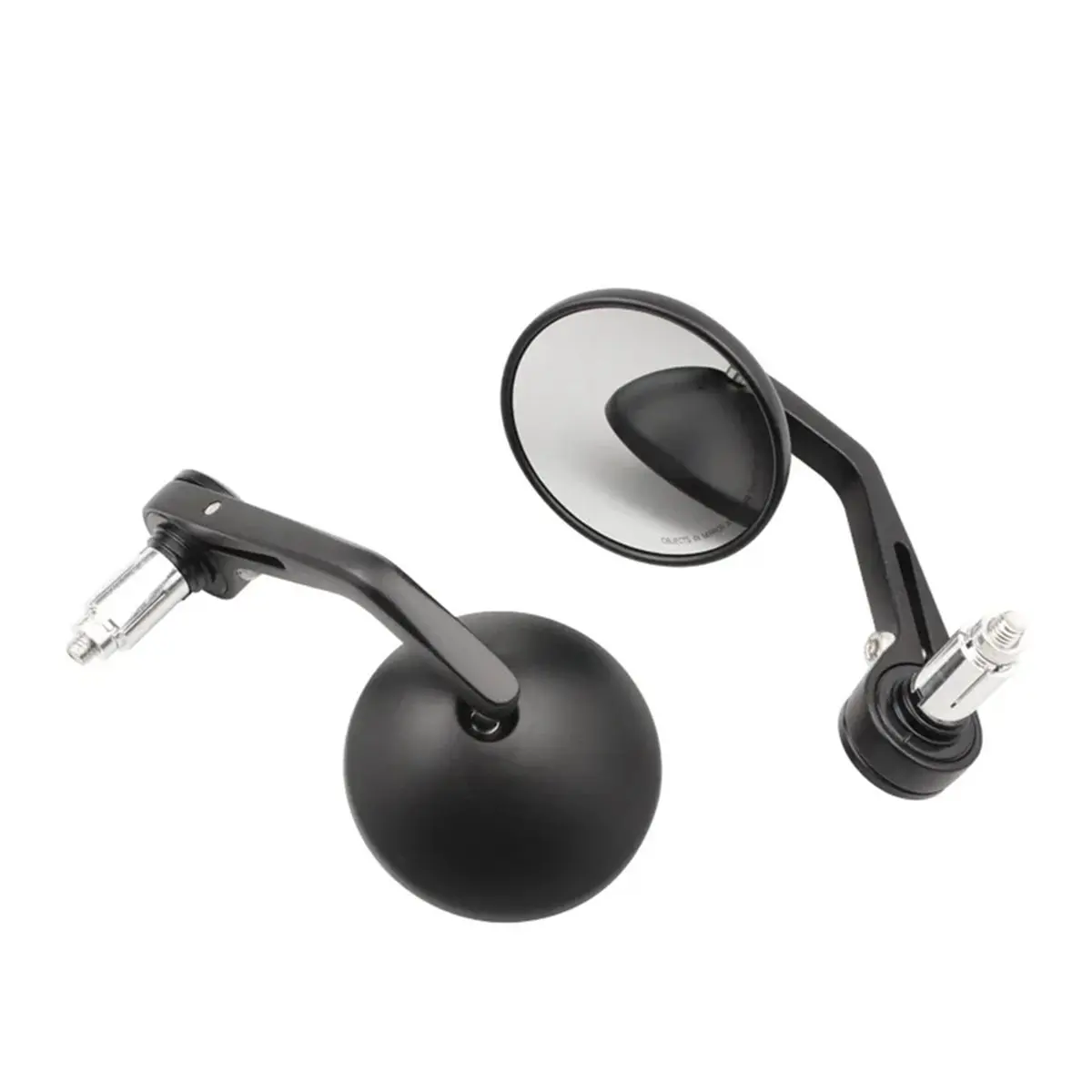 update. 22mm Motorcycle Handlebar End Mirror Aluminum Alloy Rear Mirror Universal 7/8'' Hollow Handlebar Mirror Accessories