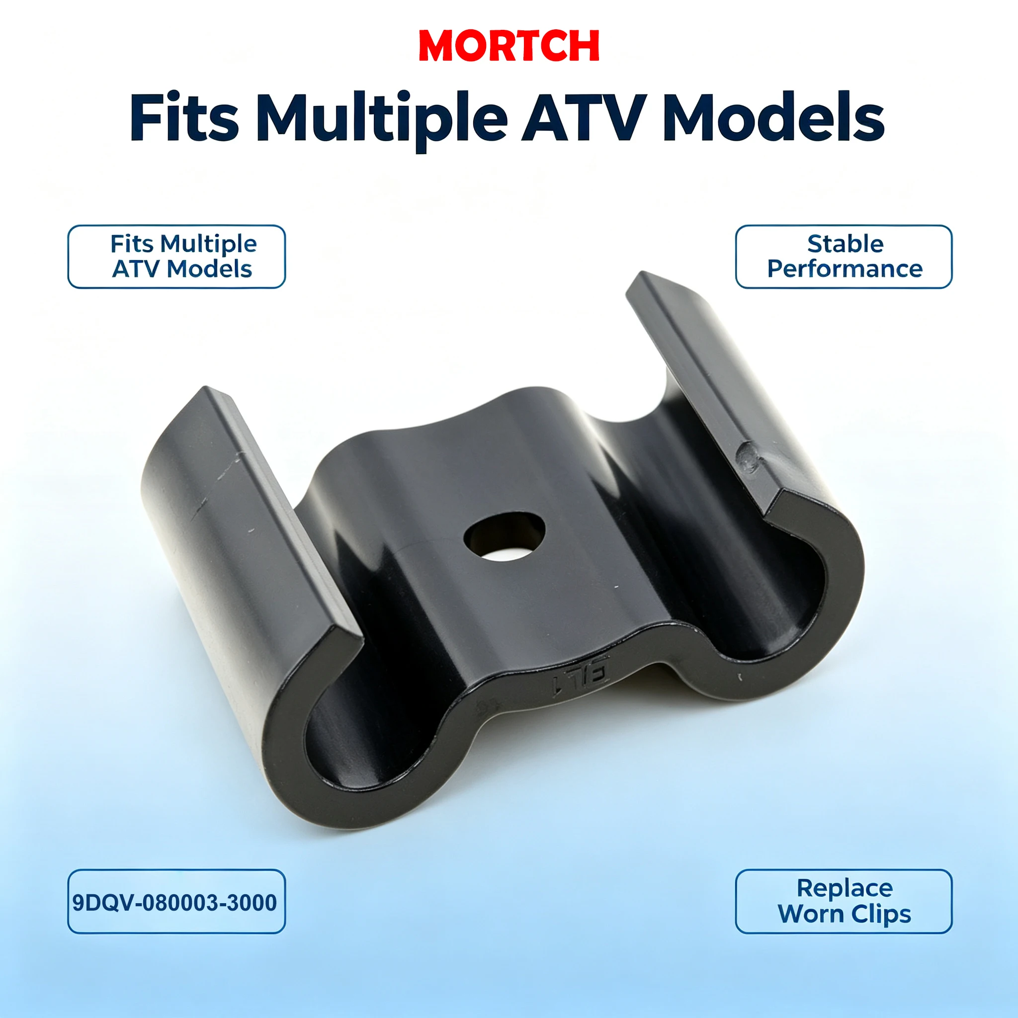 OEM Kunststoffverschluss 3 9DQV-080003-3000 Ersatz-Verkleidungsclip Kompatibel mit CFMoto ATV – Detail 1
