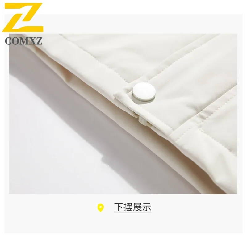 سترة COMXZ للرجال لراكبي الدراجات النارية 2025 مقاومة للرياح وغطاء محرك السيارة فضفاض قابل للفصل والتخييم والعمل Chaqueta والصيد ملابس خارجية مقاومة للتآكل #6