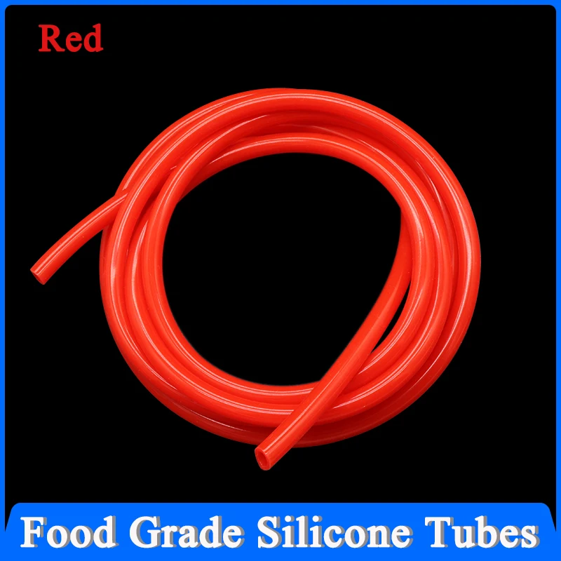 

1/3/5/10M Food Grade Silicone Tube Red Flexible Rubber Hose Aquarium Air Irrigation Pipes Water Connector Garden Hoses