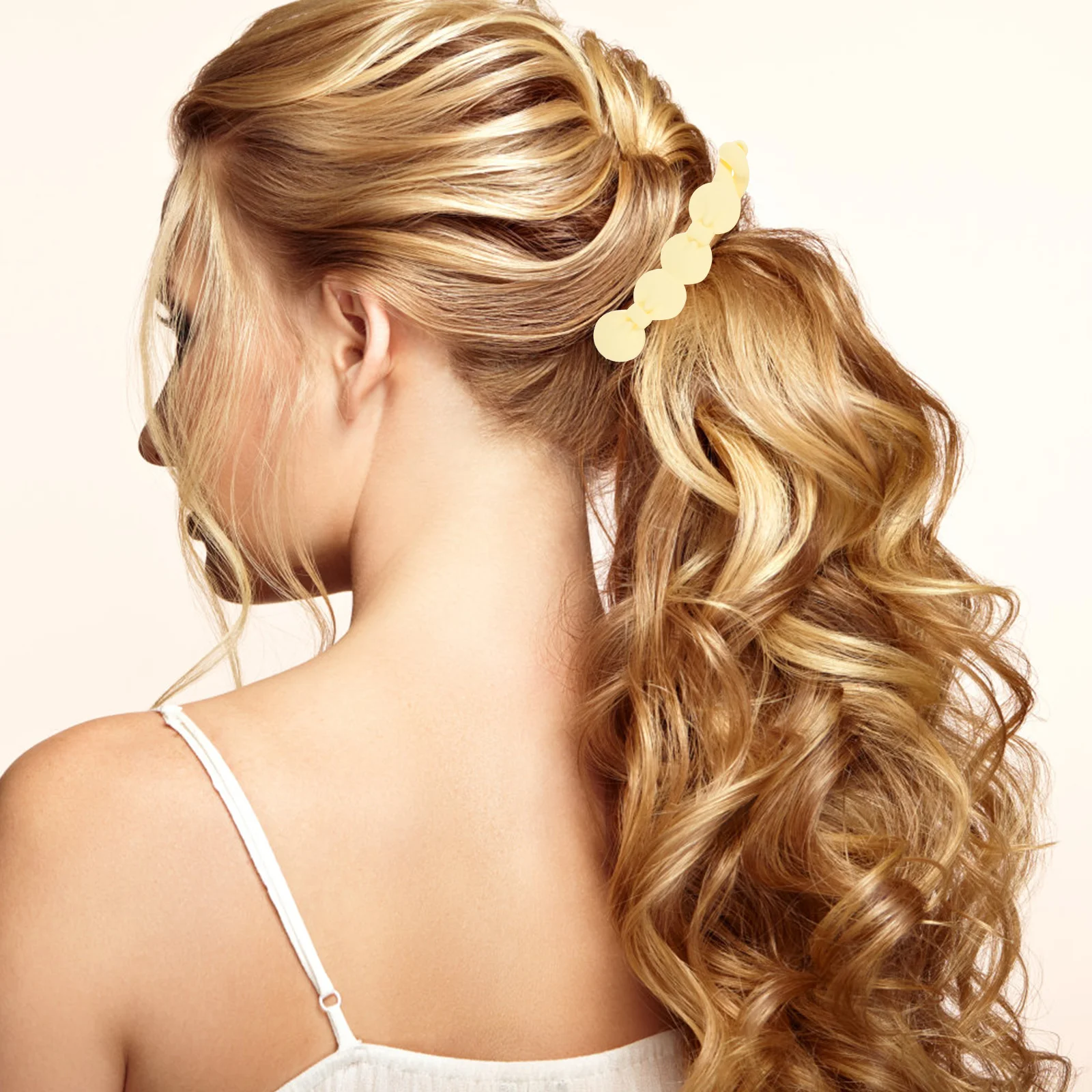 3 قطعة مجموعة إكسسوارات الشعر مقاطع شعر الموز للنساء قبضة آمنة ذيل حصان حامل دائم للاستخدام اليومي مقاطع الموز #6