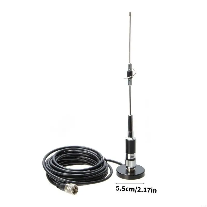 Q1JC Portable CR-77 Antennas System Double Band Antennas with Base for Radio Hobbyists