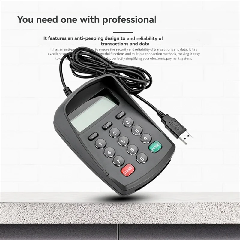 

B37B-USB-клавиатура с цифровым паролем, программируемая панель шифрования для систем оплаты POS, безопасное устройство с цифровым входом