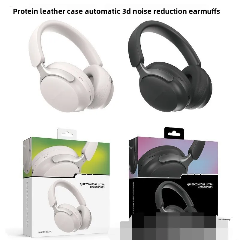 Auricular Bluetooth inalámbrico 2025QC65 con cómodos almohadillas para los oídos y bolso de piel QC U ltra 5