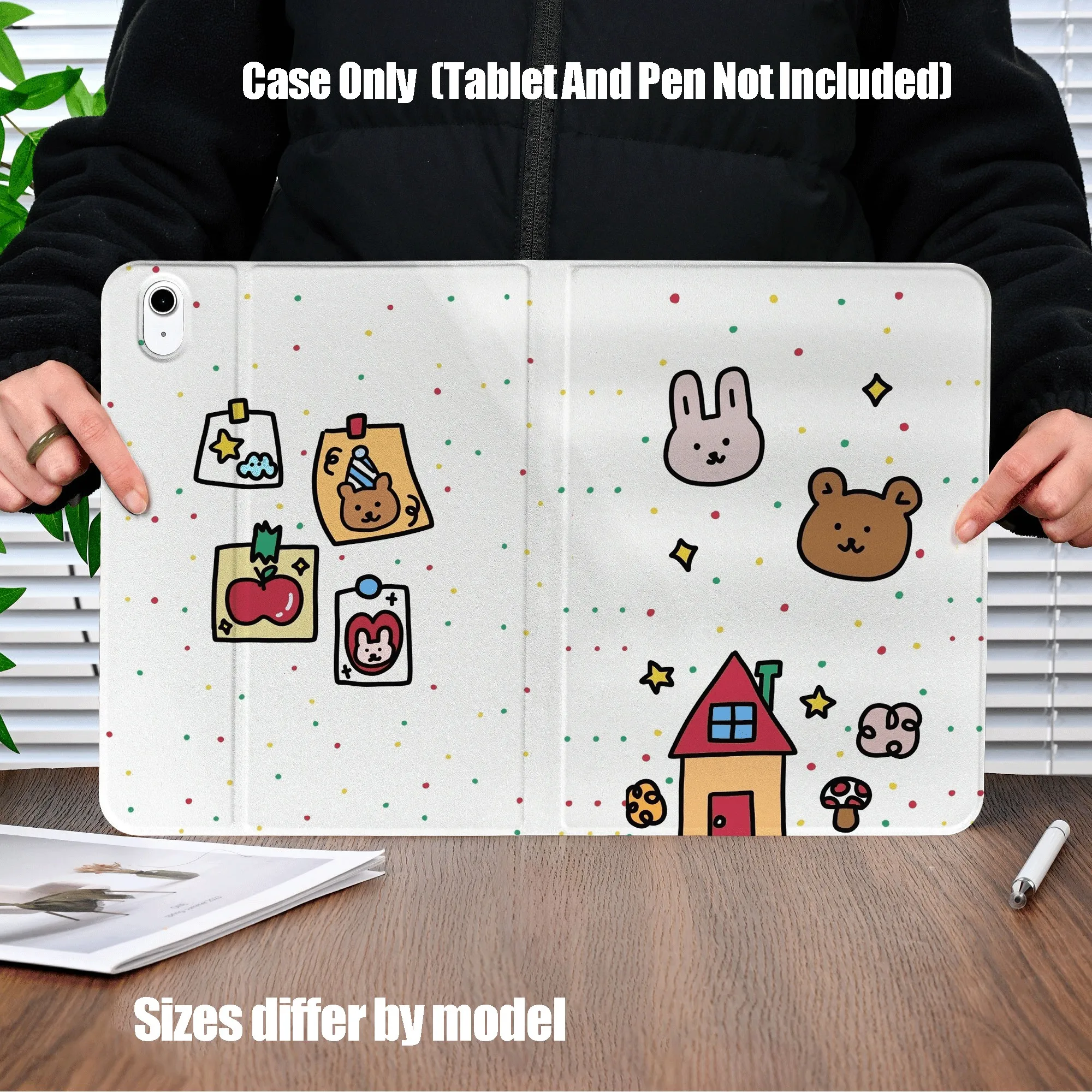 

High-quality tablet computer case - suitable for iPad/iPad Pro/iPad Air/iPad Mini series cases | Shockproof, with pen slot stand