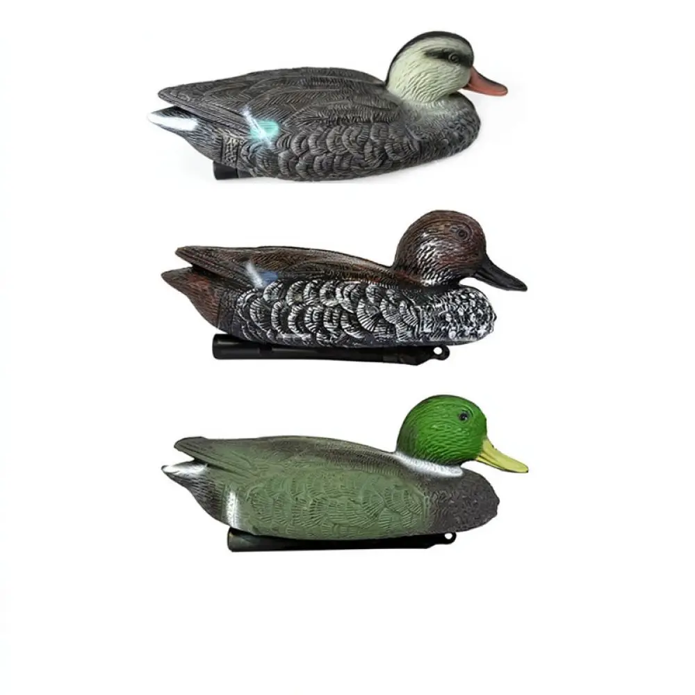 Outdoor Hunting Decoy Realistic Mallard Duck Floating Statue Garden Backyard Decor Durable Plastic Bird Figurine Ornament