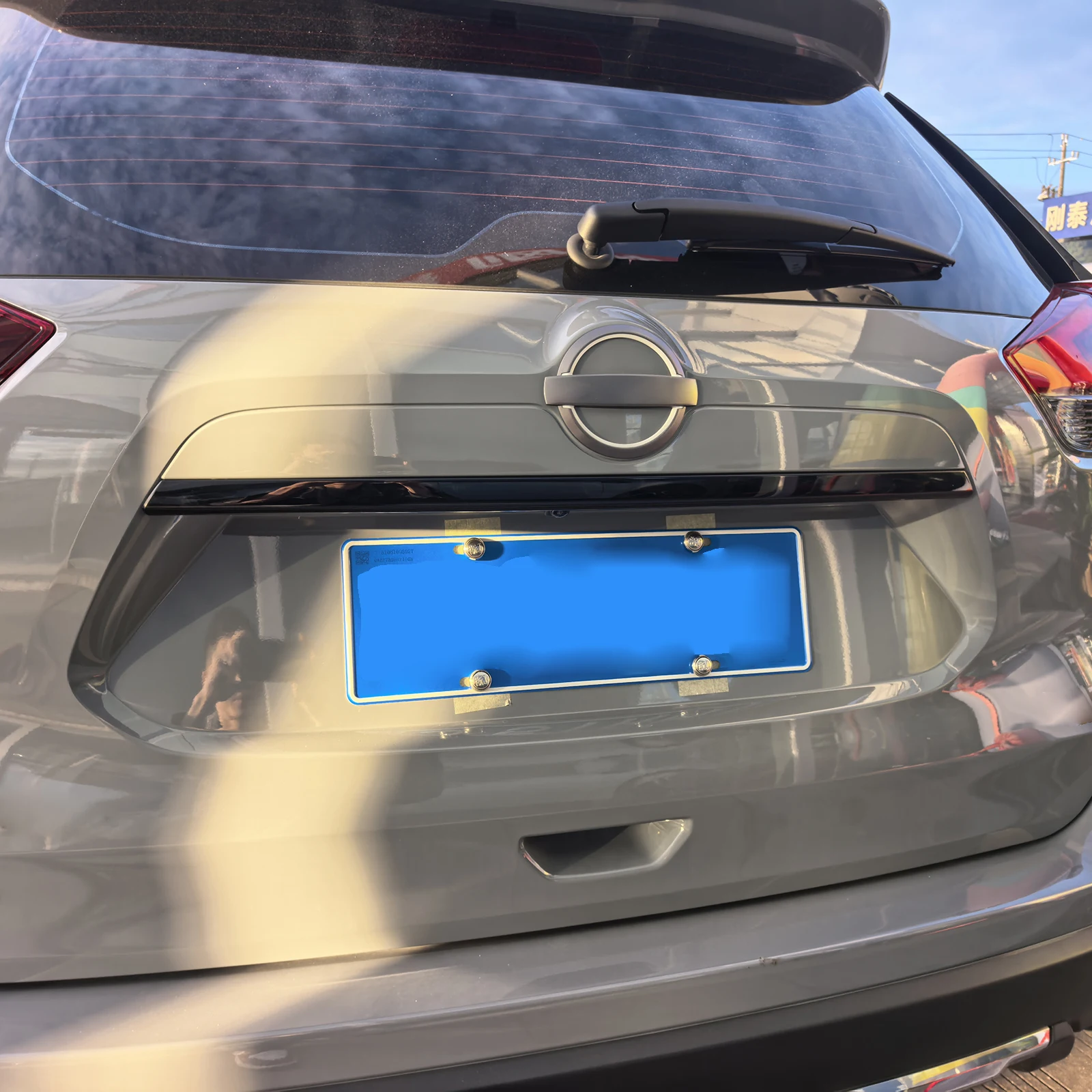 Car Tailgate Rear Trunk Strip Trim Door Cover Sticker For Nissan X-Trail 2013-2021 view 6