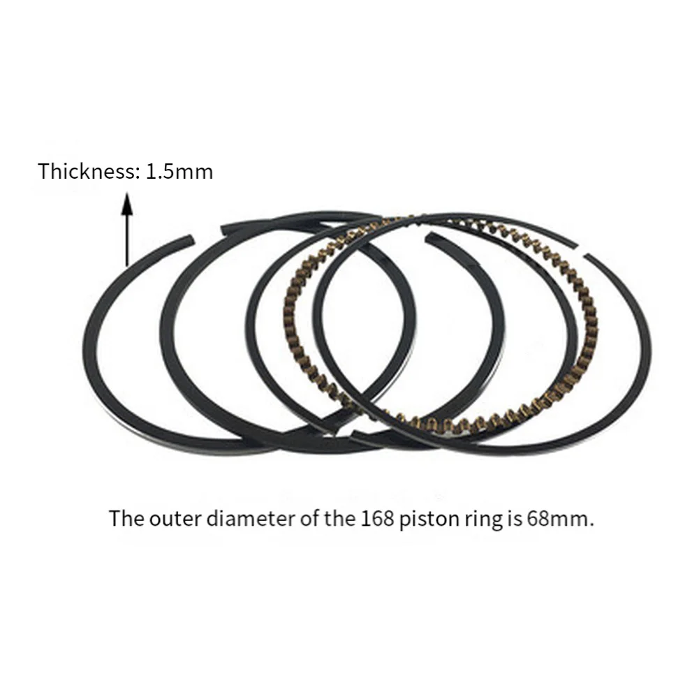Performance-Oriented 68mm For Piston Kit for Honda For GX160 For GX200 5.5HP 6.5HP Engines in Bike and Go Kart Setups