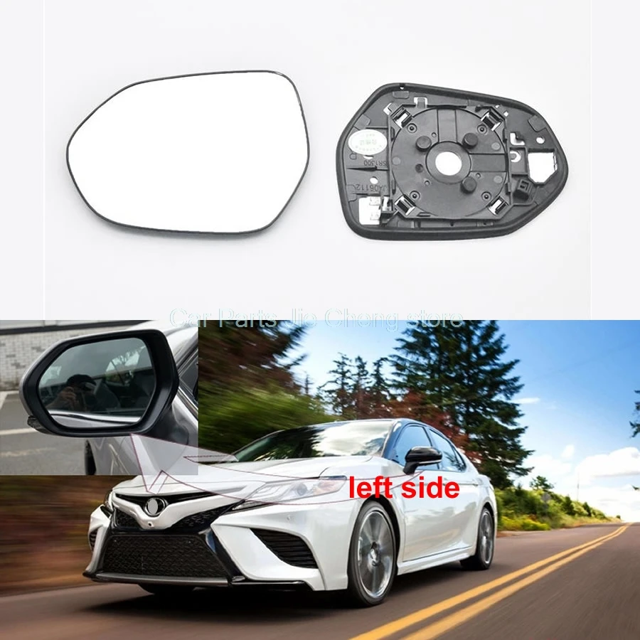 

For Toyota Camry 2018-2023 Car parts Accessories Rear View Mirror Glass Rearview Mirrors Reversing Lens with Heating 1pcs