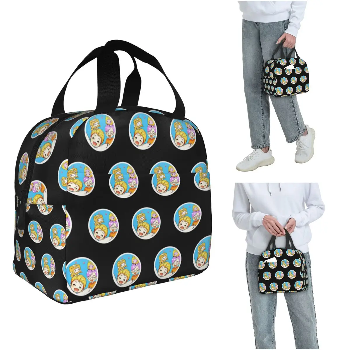 Lankybox Australia, lustiges Geschenk für Kinder, isolierte Lunchtasche für Damen und Kinder, tragbare Lebensmittelboxen, Thermo-Lunchbox-Tragetasche
