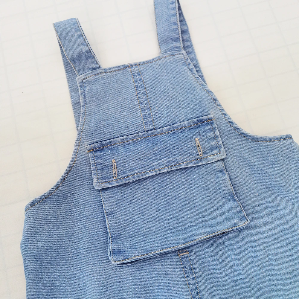 IENENS Kids Baby Clothing Boys Girls Jumper Dungarees Infant Playsuit Pants Denim Jeans Overalls Toddler Jumpsuits