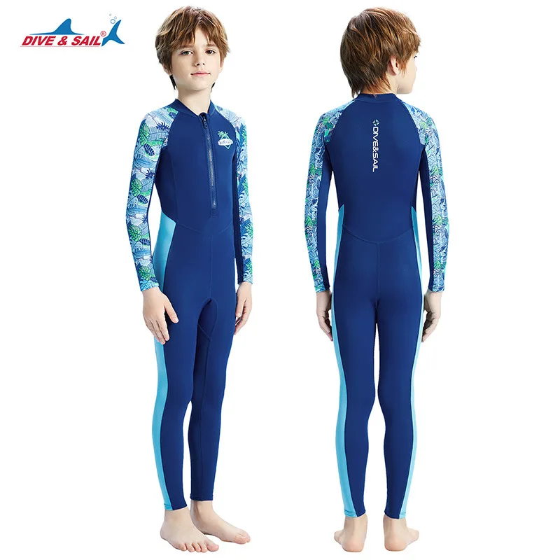 New Wetsuit for Kids with Full Body Coverage and Sun Protection Versatile Kids Wetsuit for Snorkeling Diving and Water Sports