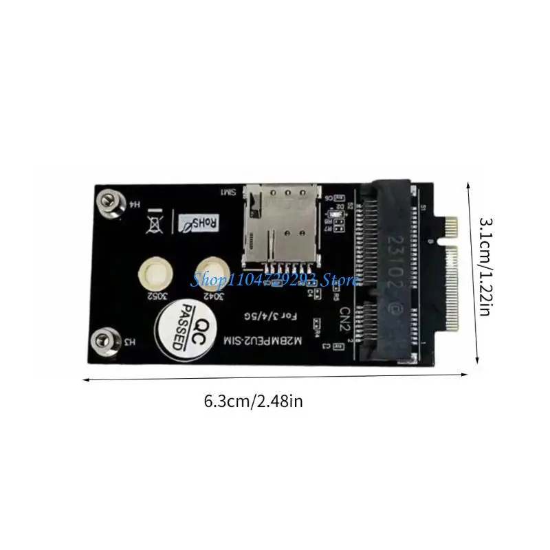 

B to mPCIE Adapters Expansion Cards with Slot for 3042/3052 B Cards