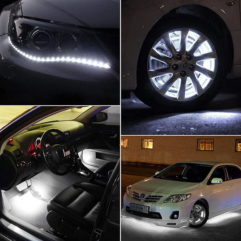 1x 30CM 15 SMD Car LED Strip Light Car Styling interior decorative Atmosphere Lamps exterior modification Ambient Light DRL