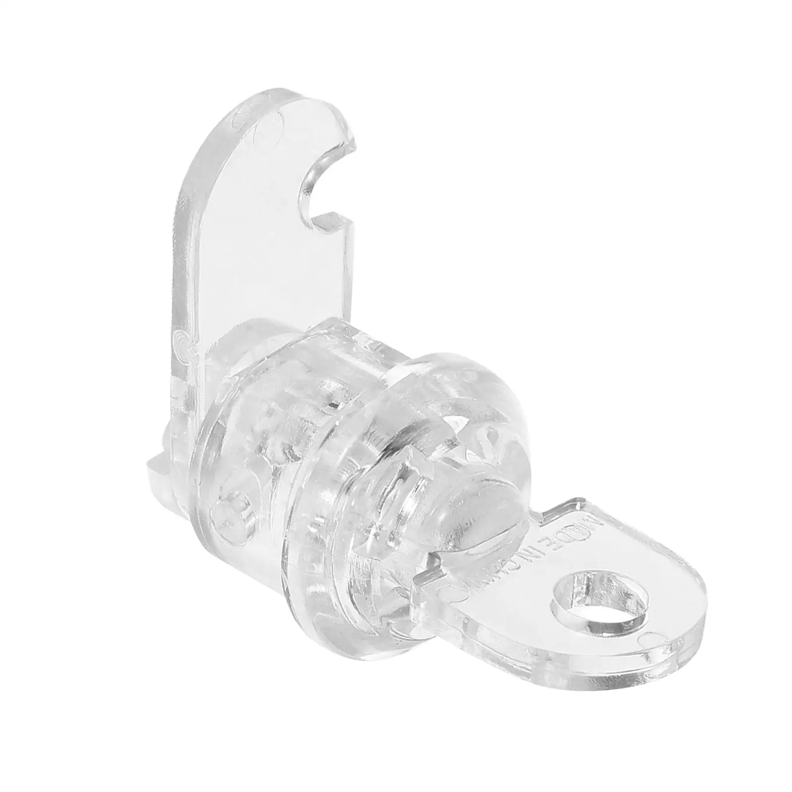 

Transparent Latch Display Lock Cabinet Door Locks Office Drawer Acrylic Security Slide
