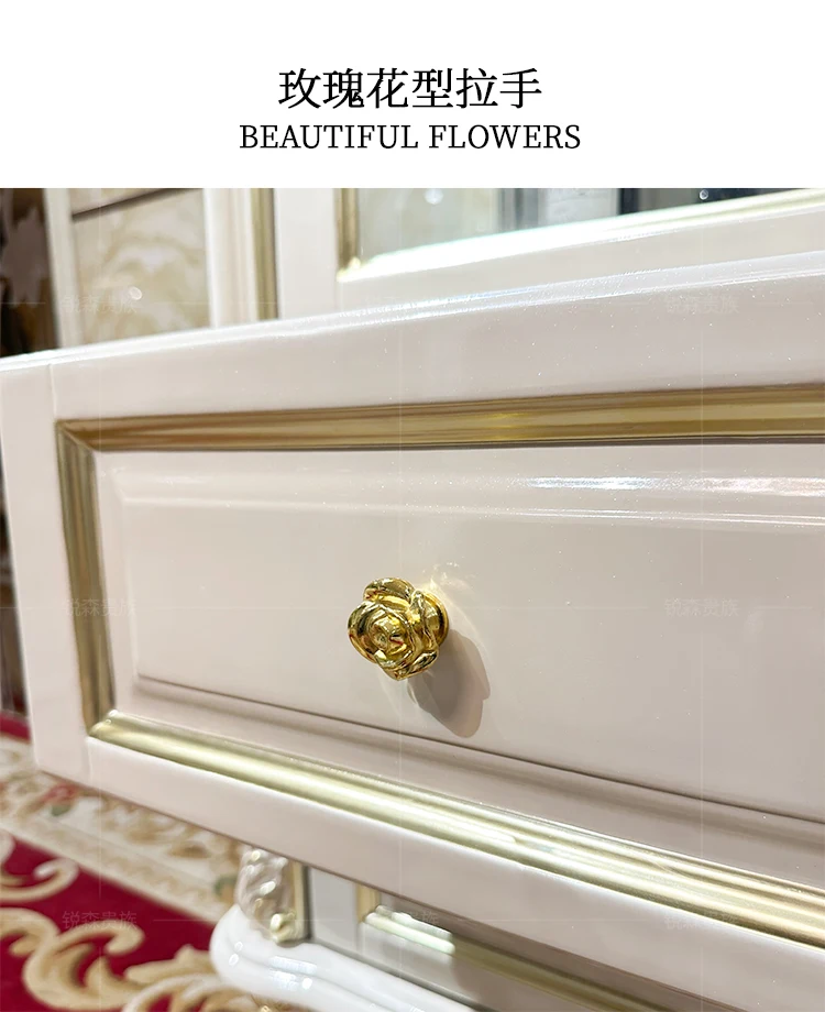 Solid wood single-door wine cabinet, luxury carved living room glass display cabinet, locker living room furniture