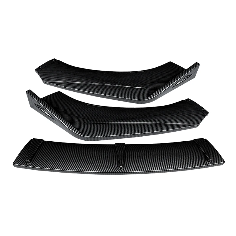 Picture 5: Car For BMW X1 E84 2011-2015 Front Bumper Splitter Lip Body Kit Spoiler Diffuser Deflector Accessories Carbon Fiber Look ABS