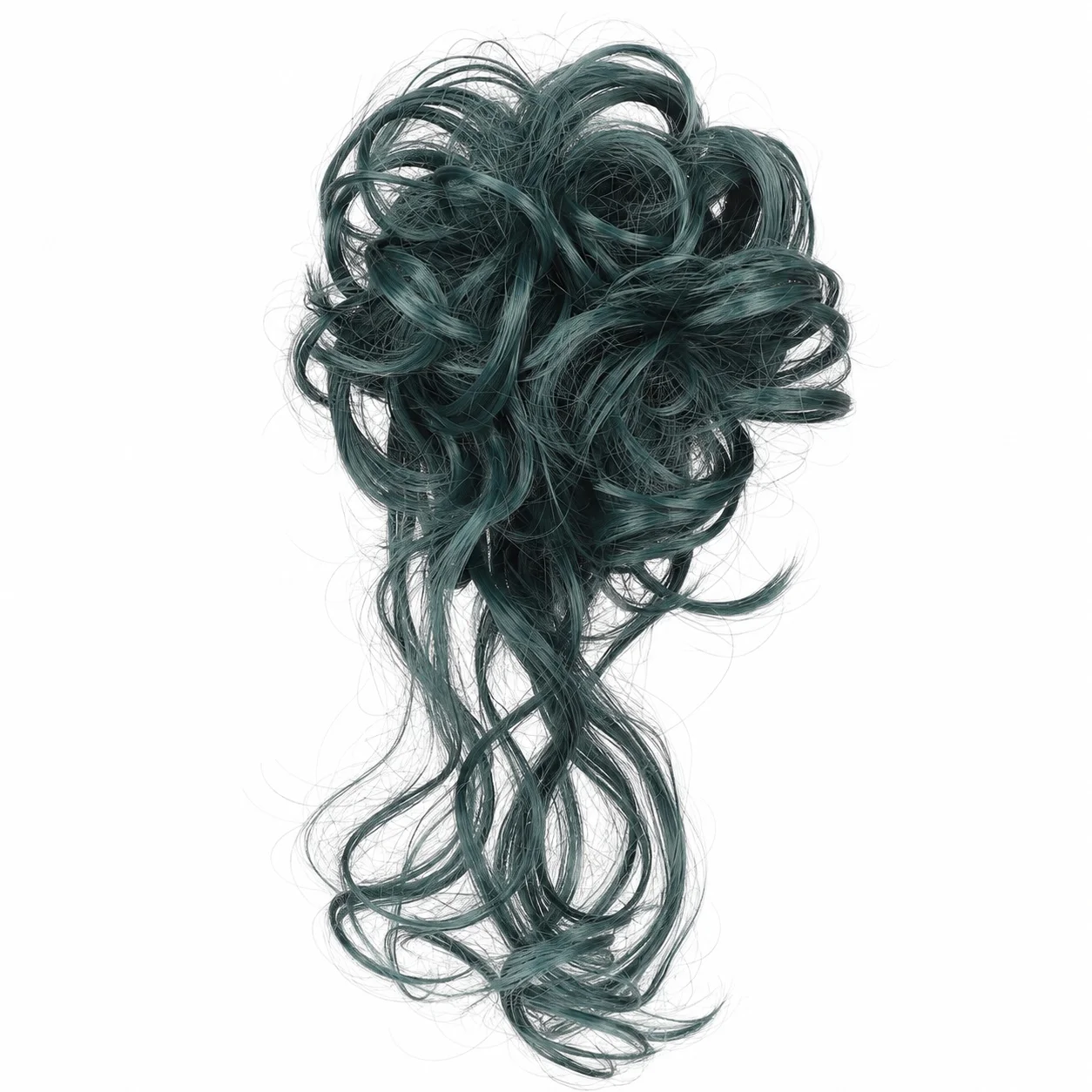 Curly Bun Hairpiece Claw Clip 65 g 9.84 Inch Synthetic Messy Updo Hair Extension for Women and Girls Daily Party Wedding Styling