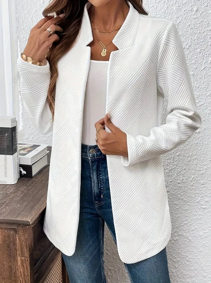 

Women's Winter Simple Fashionable Casual and Versatile Suit Cardigan Jacket Temperament Commuting Casual Suit Jacket