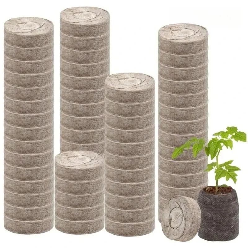 صديقة للبيئة جوز الهند بذور جوز الهند كتل بداية كبسولات التربة المضغوطة للحديقة الداخلية والخارجية الخضار زهرة عشب النمو