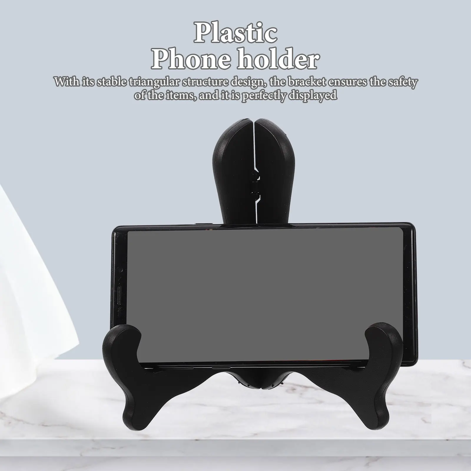 

4pcs Display Stand Base Plate Holder Plastic Platter Rack Small Office Desk Decor Tea Party Wedding Cake Stand