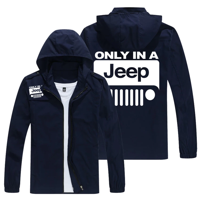 

2026 American Pilot Premium Jacket For Jeep Logo Motorcycle Sport Thin Edition Spring and Autumn Large Size Jacket Men's Coat