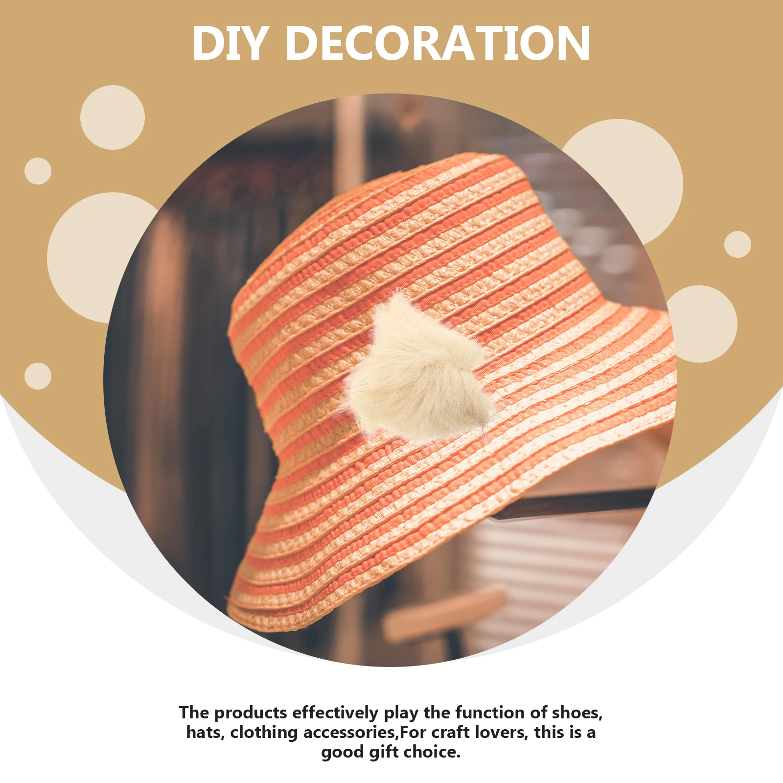 

16pcs Ball Decorations Diy Craft Supplies Balls For Hats Jewelry Clothing Soft Ornament Adornments Handmade Decor Props